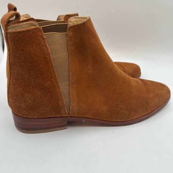 Nisolo Womens Nutmeg Suede & Leather Chelsea Every Day Boots Booties Size 9 - Picture 7 of 13